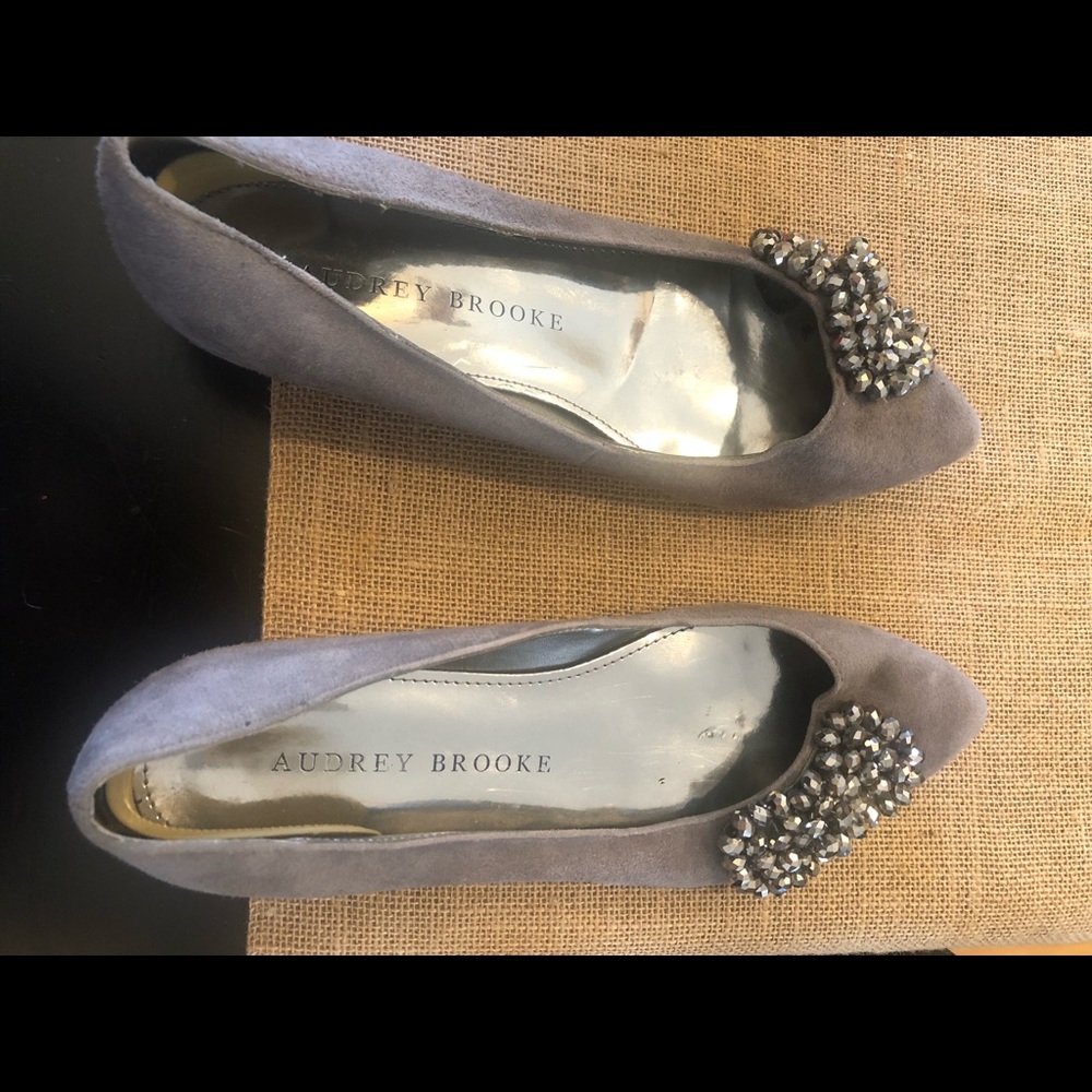Audrey brooke flats with gems